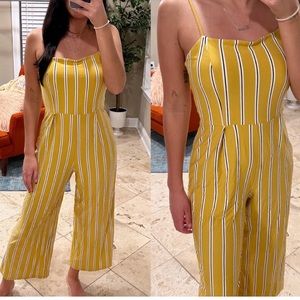 Dex Gold Stripe Jumpsuit